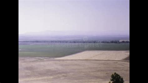 Israel View Of Beit Shean Valley Near Nir David Kibbutz Stock