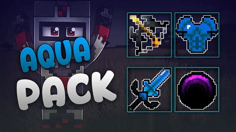 Minecraft Pvp Texture Pack Aqua Pack Uhc 32x Youtube