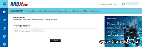 If you have online access to rhb tradesmart, you may change your email or your phone at the edit profile page once you login. Cara Dapatkan Bank Statement RHB Bank Secara Online | Sii ...