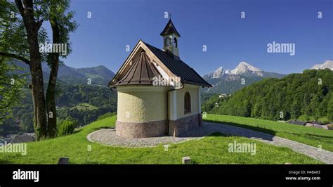 Chapel In The Lockstein Berchtesgaden Watzmann Berchtesgadener Land
