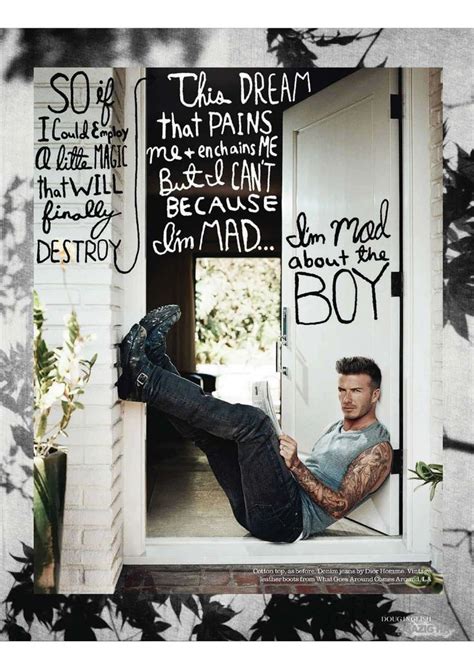 David Beckham Photo David Beckham Elle Magazine Uk July 2012
