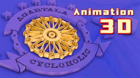 Excellent clean logo created with after effects. 3d logo animation (Agartala Cycloholoics) after effects ...