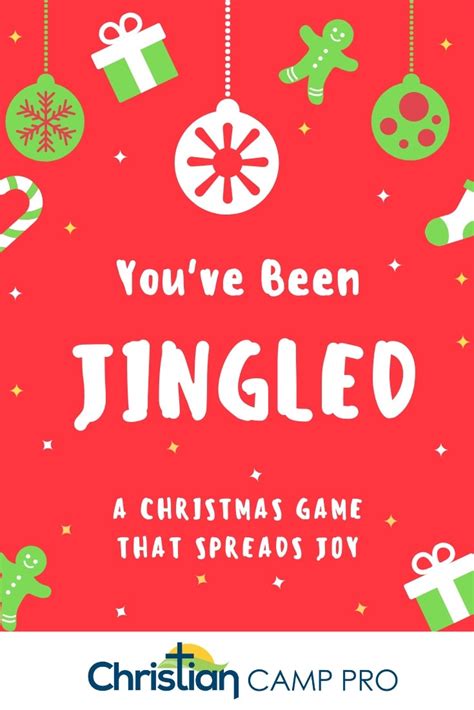 Youve Been Jingled A Christmas Game That Spreads Joy Christian Camp Pro