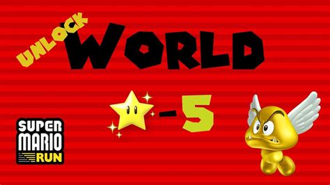 Super Mario Run Unlock 5 Clear World 4 1 With 60 Seconds