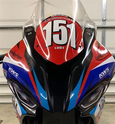 Bmw S1000rr 2019 Wsbk Style Headlights Decals