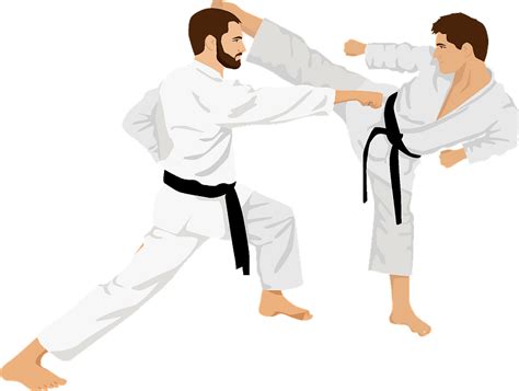Best Of Karate Instructor Clipart Karate Kick Clipartkey
