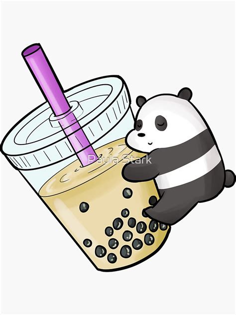 Panda Tea Sticker For Sale By Pau Stark507 Redbubble