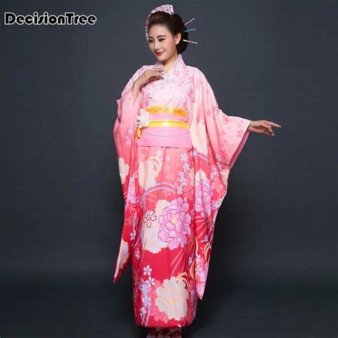 2020 traditional japanese kimonos japanese silk robes yukata kimono geisha dresses temptation