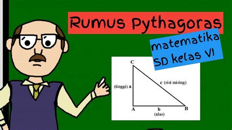 Rumus Phytagoras Matematika Sd Youtube