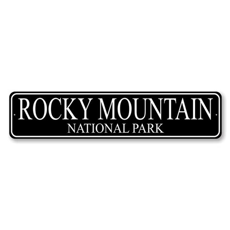 Rocky Mountain National Park Sign Lizton Sign Shop
