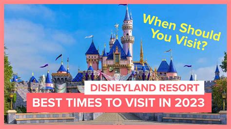 mydisneyfix undercover tourist s recommendations on the best times to visit disneyland in 2023