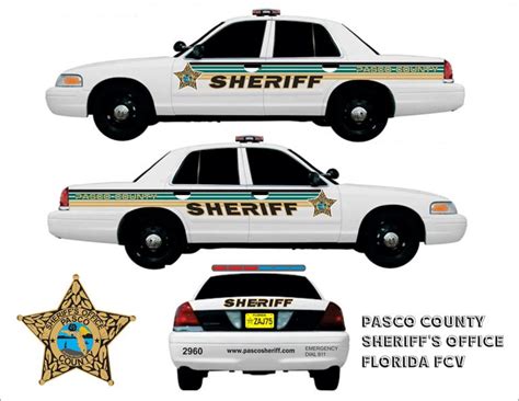 Pasco County Sheriff Florida Crown Victoria Bilbozodecals