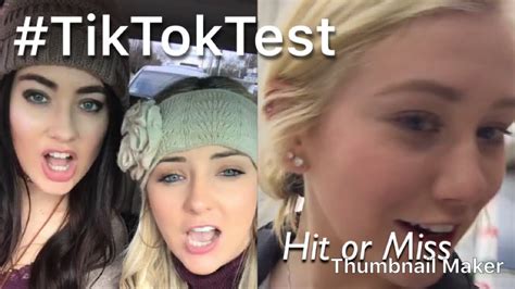 Tik Tok Test Tiktoktest Hit Or Miss Compilation Tiktokchallenge