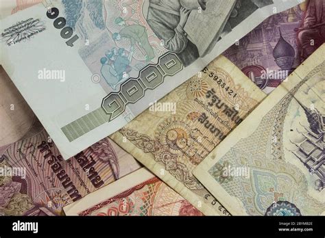 A Collection Of Various Currencies From Countries The Globe Stock Photo