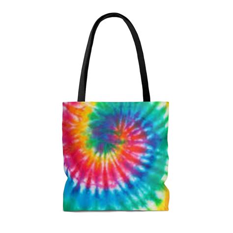 Tie Dye Tote Bag Colorful Tie Dye Tote Bag Hippie Tote Bag Etsy