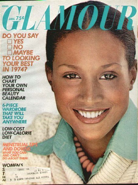 Beverly Johnson Us Glamour 1974 1st African American Model On The