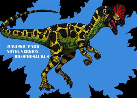 Jurassic Park Novel Dilophosaurus Updated By Hellraptor