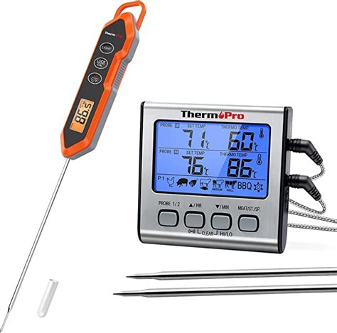 Review Thermopro Tp 17 Dual Probe Digital Cooking Meat Thermometer