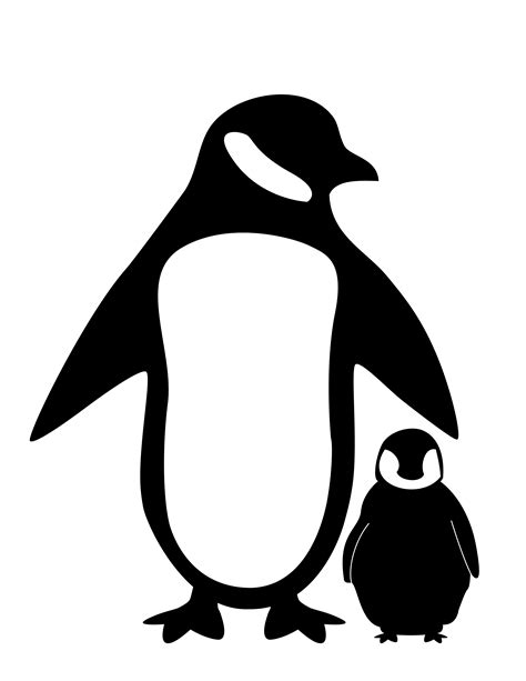 Pinguoin Penguin Silhouette Animal Silhouettes Animal Silhouette