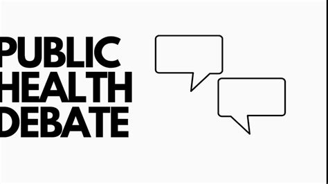 Public Health Debate Educational Institution