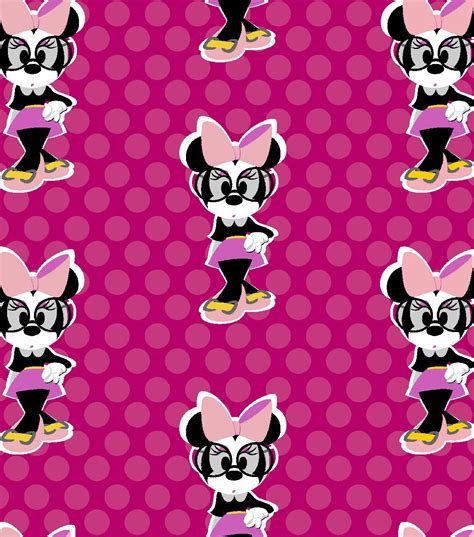Disney® Minnie Mouse Cotton Fabric 43 Dots Minnie Mouse Fabric Minnie Minnie Mouse