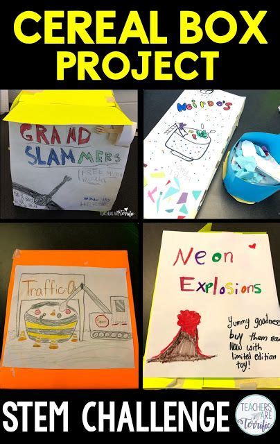 The Great Cereal Box Project With A Little Bit Of Math Teachers Are