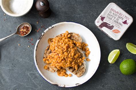 This is an easy and simple chili recipe. Tideford Miso Baked Beans with Chilli & Lime - Better Food