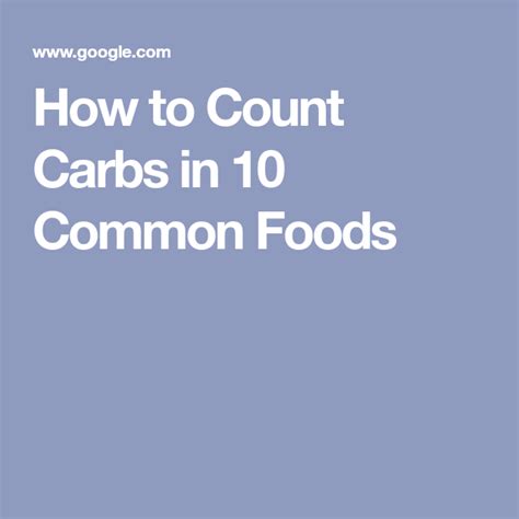 Carbohydrates are the sugars, starches and fibers found in fruits, grains, vegetables and milk the difference between the two forms is the chemical structure and how quickly the sugar is absorbed simple carbs are also in candy, soda and syrups. How to Count Carbs in 10 Common Foods | Counting carbs ...