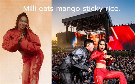Thai Mango Sticky Rice On The Stage Of Coachella By Milli