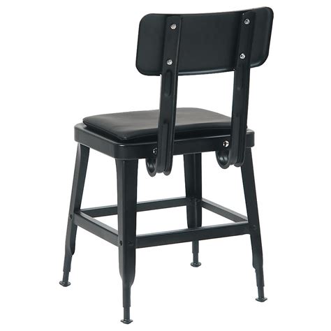Transcending several decades, these tolix style chairs are no longer just meant for the bistro. Laurie Bistro-Style Metal Chair in Black Finish
