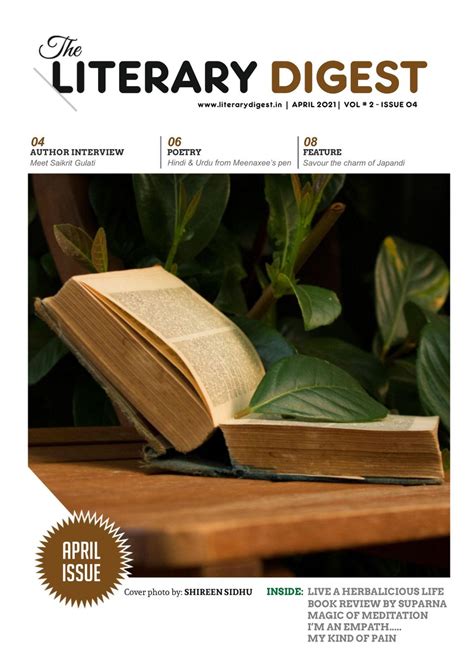 Literary Digest April 2021 Magazine Get Your Digital Subscription