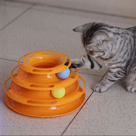 New Designs Fun Cat Disc Tower Pet Toys Cat Supplies