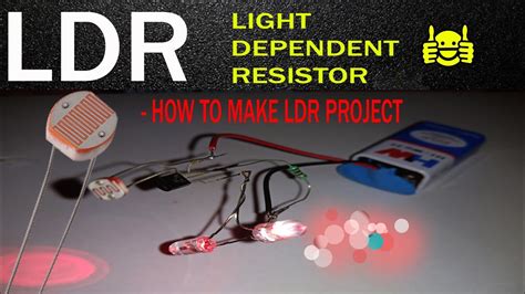 How To Make Ldr Darkness Sensor Circuit Diy Youtube