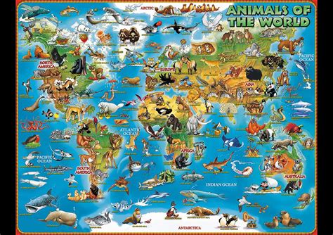 Animals Of The World Dinos Maps
