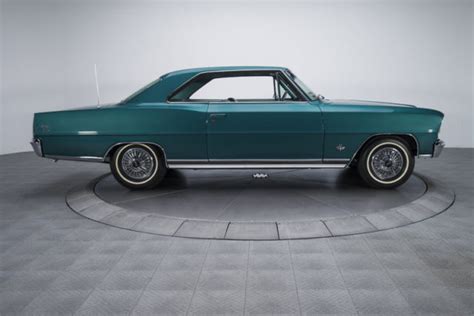 1966 Chevrolet Nova Ss 89823 Miles Tropic Turquoise Hardtop 327 V8 L79