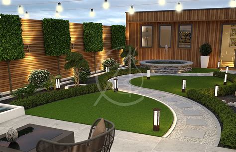 Curved Landscape Garden Design Comelite Architecture Structure And