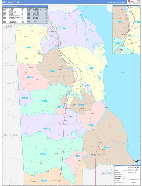 Maps Of Kent County Delaware