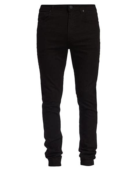 Monfrere Greyson Stretch Japanese Skinny Jeans In Black For Men Lyst