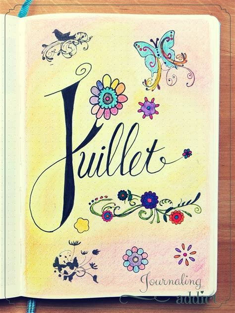 Une première page réussi pour son bujo, donne encore plus envie de l'utiliser ! Pages mensuelles - Bullet Journal | Bullet journal, Bullet ...