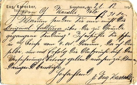 Where to write the address on an envelope when using the german mails. Antique German letter 1895. Sent from Constance to to Volos Greece. | Lost and Found