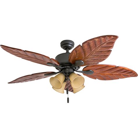 River Of Goods 52 Halston Stained Glass Led Ceiling Fan With Light