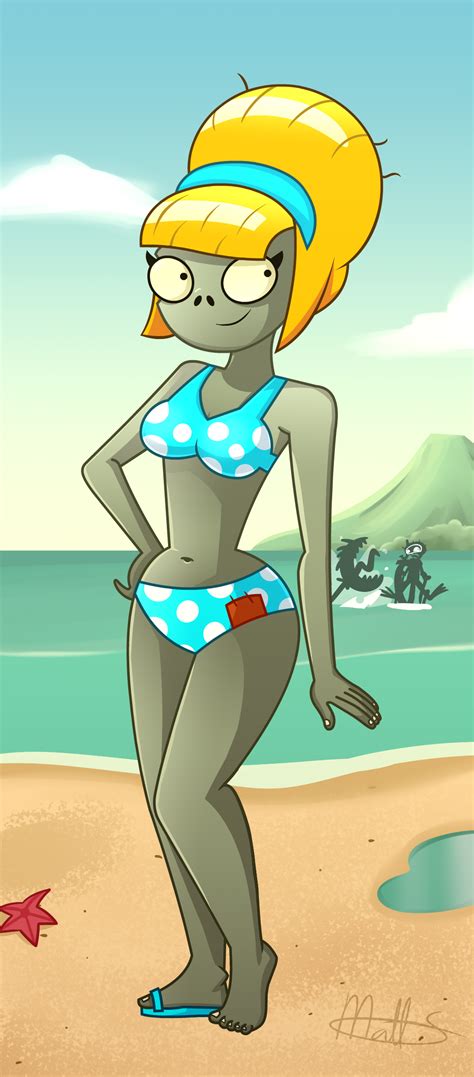 Pvz Bikini Zombie 2 By Lwbiverse On Deviantart