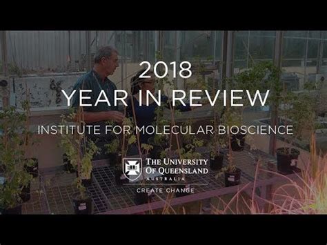 2018 Year In Review UQ Institute For Molecular Bioscience YouTube