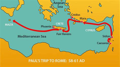 Pauls Trip To Rome Pauls 4th Missionary Journey Batw