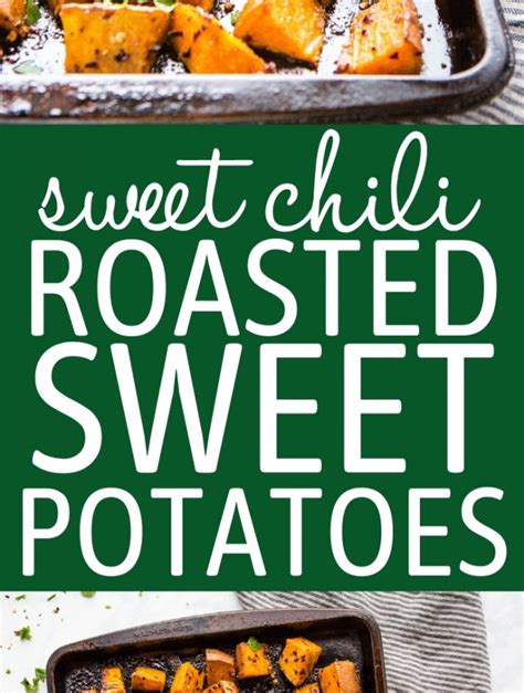 Spicy Roasted Sweet Potatoes Easy Side Dish The Busy Baker