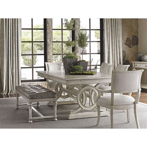 Lexington Oyster Bay Montauk Rectangular Dining Table Formal Dining