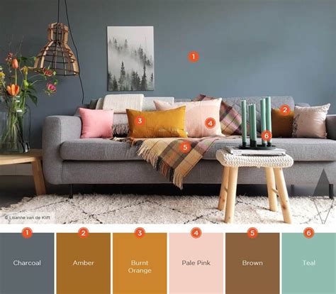 57 Living Room Color Schemes To Make Color Harmony In Yours With