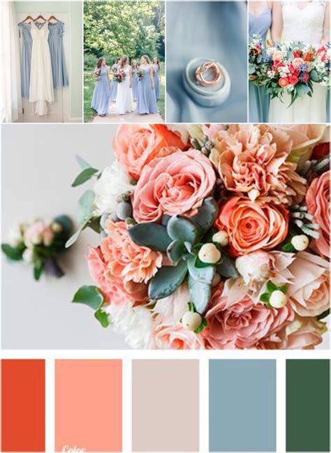 June Wedding Colors Wedding Color Schemes Summer Spring Wedding Color