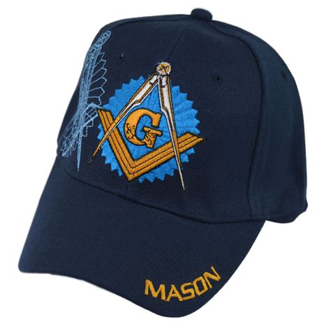 Shining Square And Compass Masonic Adjustable Baseball Cap Tme