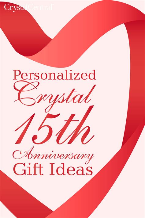 Personalized Crystal 15th Anniversary Gift Ideas | 15th wedding anniversary gift, 15th wedding 